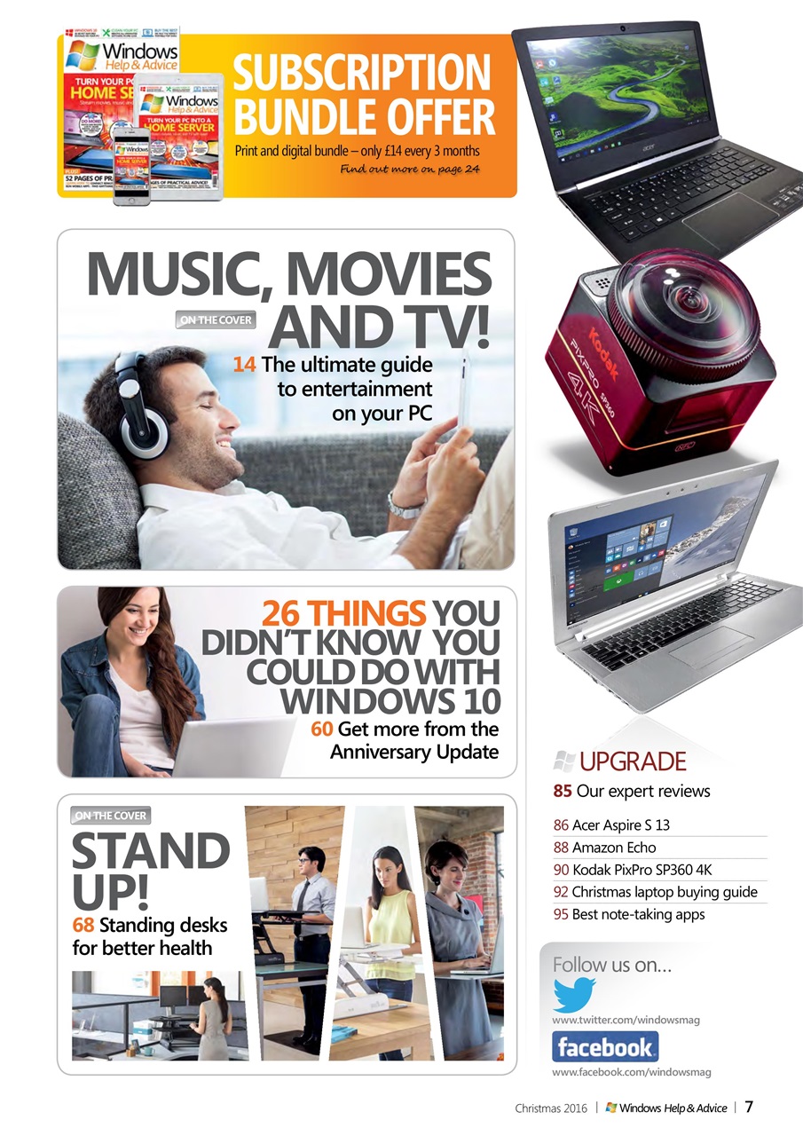 Windows Help & Advice Preview Pages