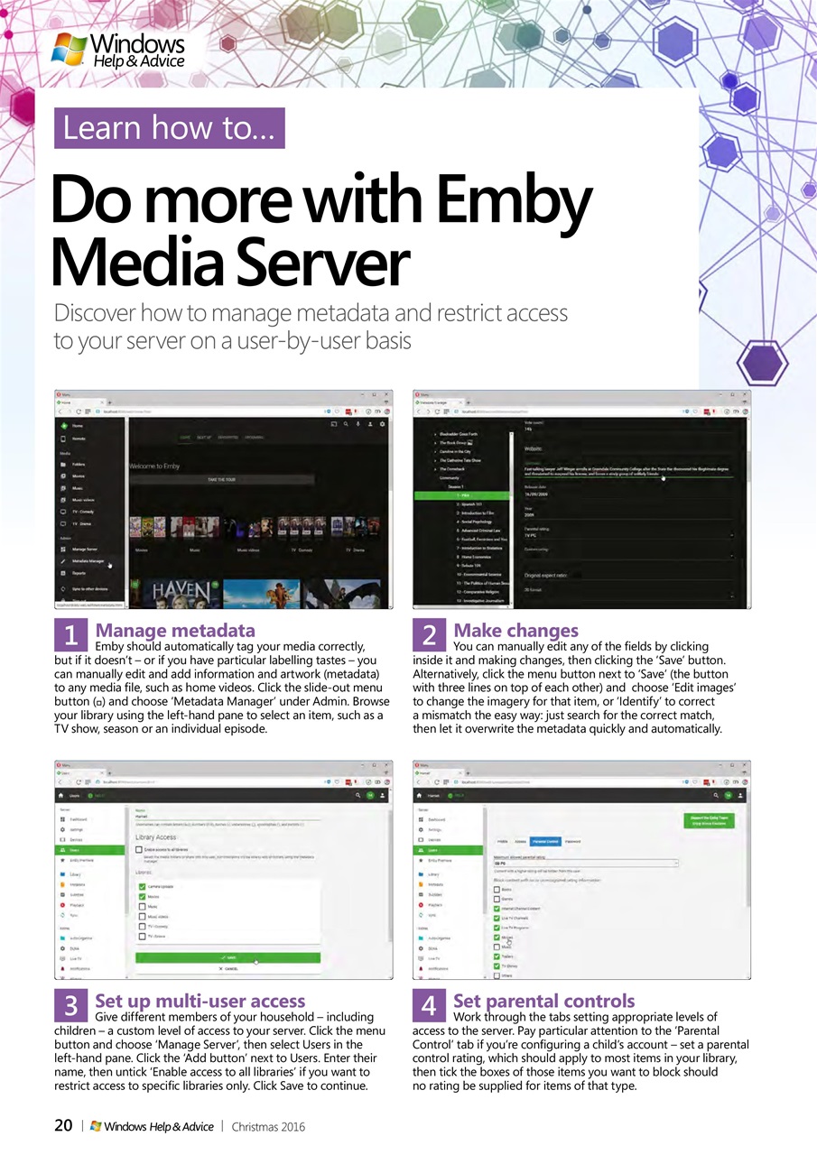 Windows Help & Advice Preview Pages