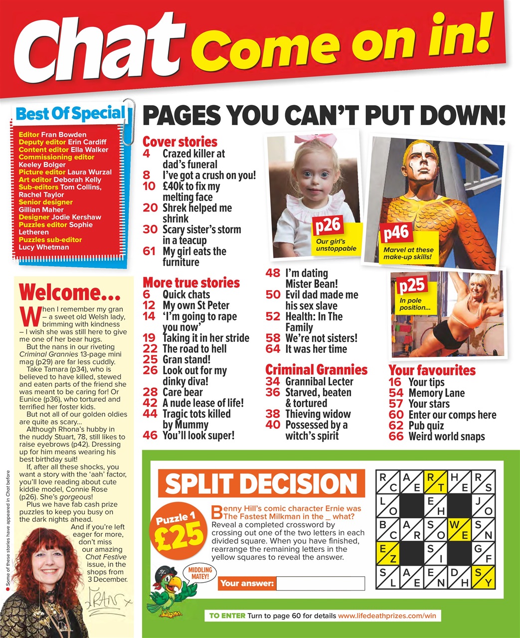 Chat Specials Preview Pages