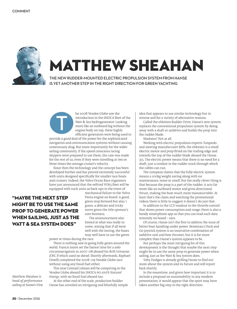 Yachting World Preview Pages