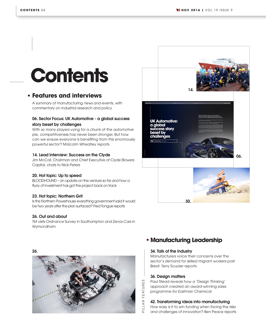 The Manufacturer Preview Pages