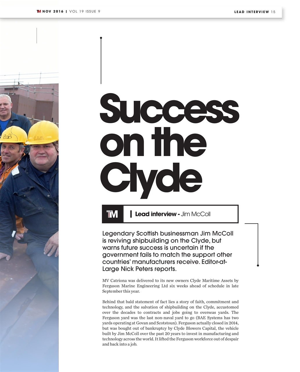 The Manufacturer Preview Pages