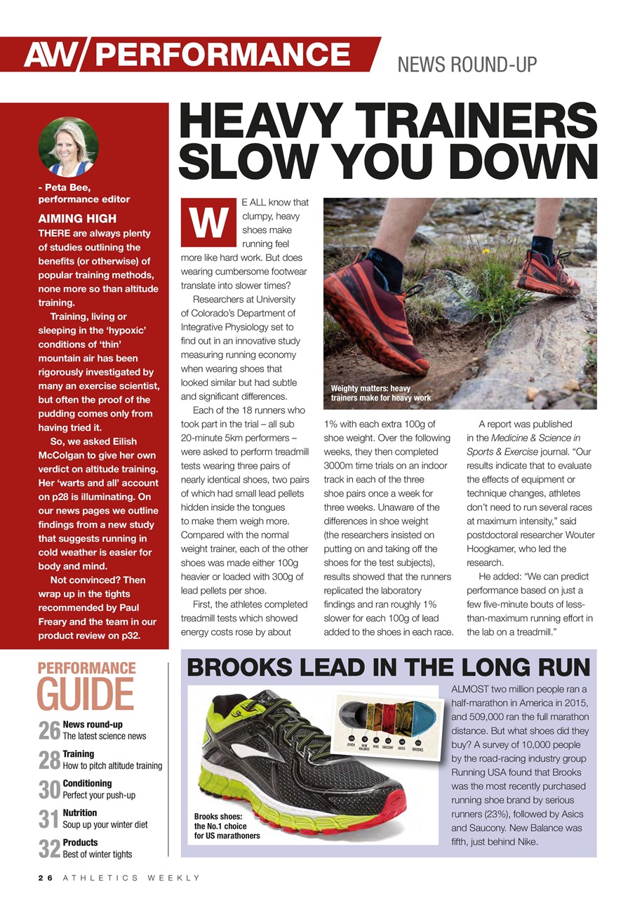 AW – Athletics Weekly Magazine Preview Pages
