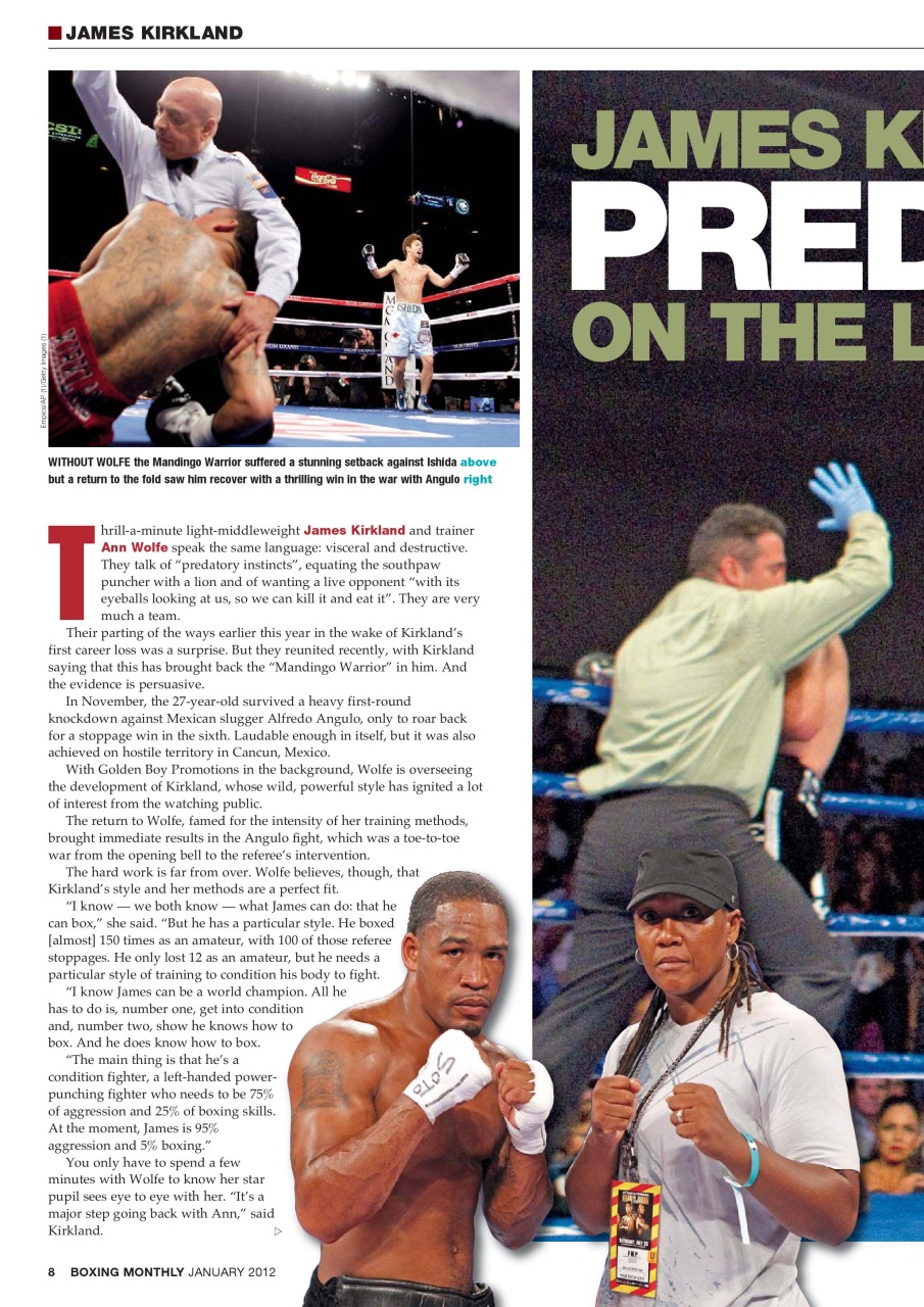 Boxing Monthly Preview Pages