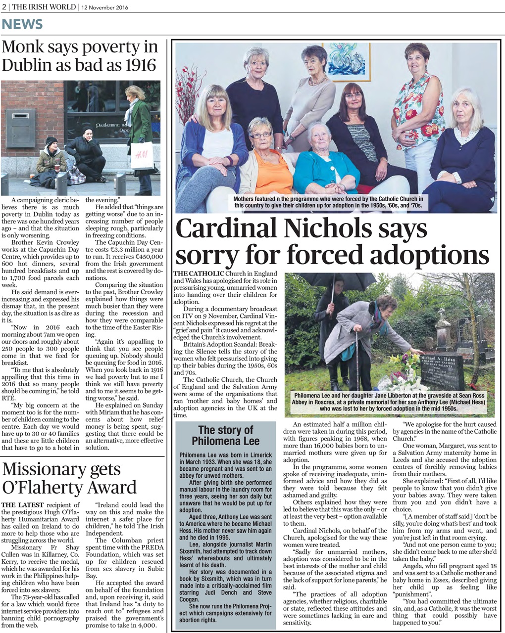 Irish World Preview Pages