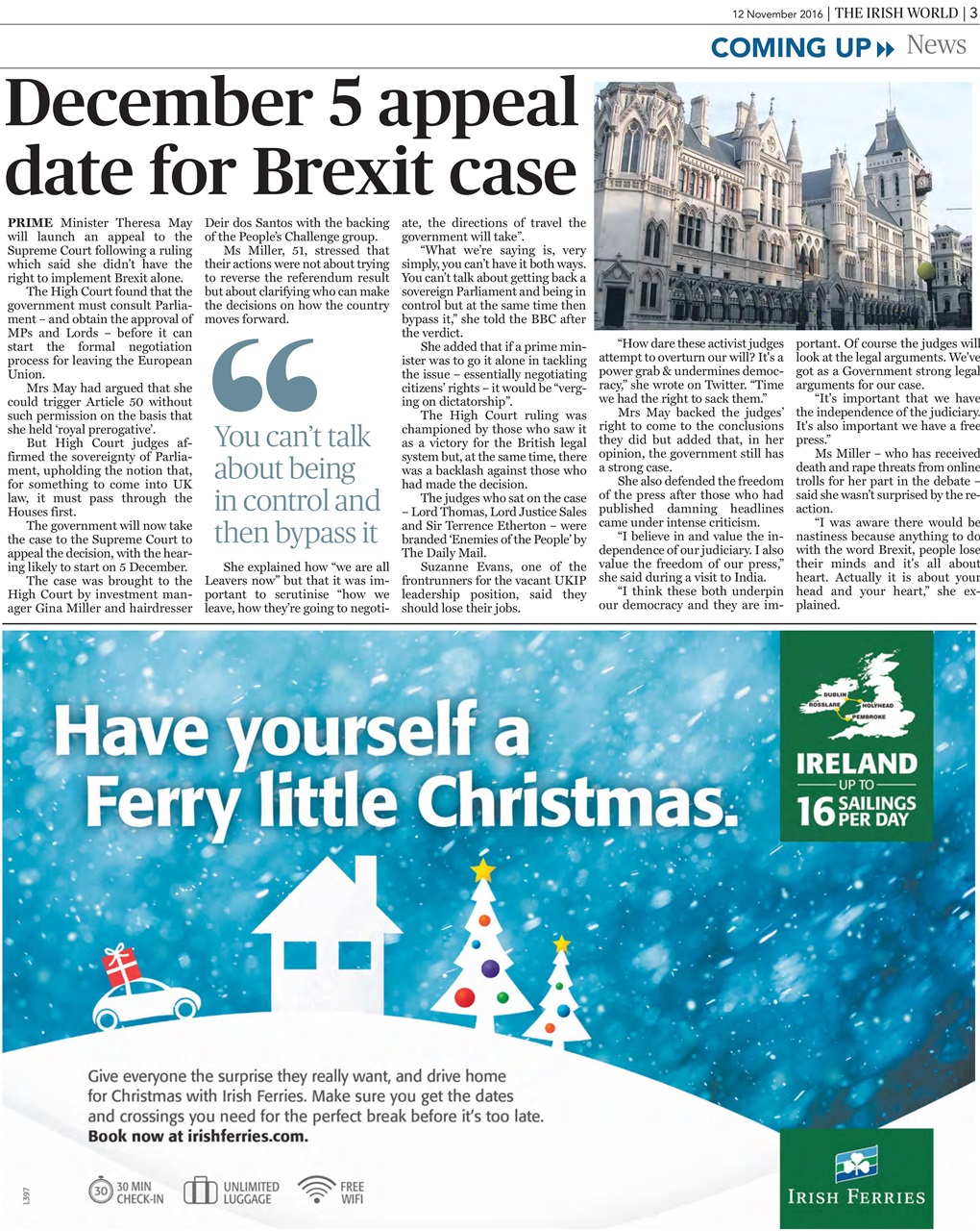 Irish World Preview Pages