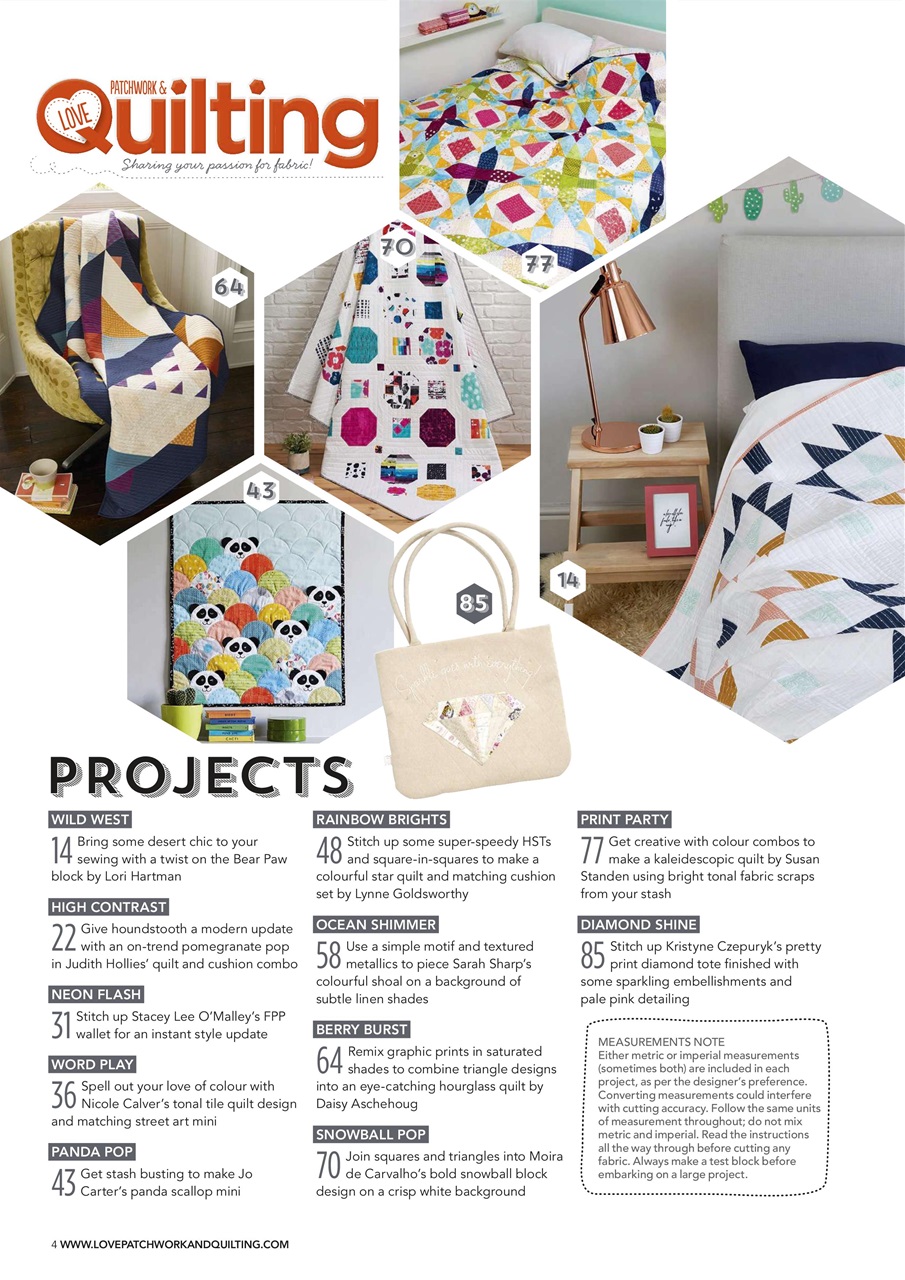 Love Patchwork & Quilting Preview Pages
