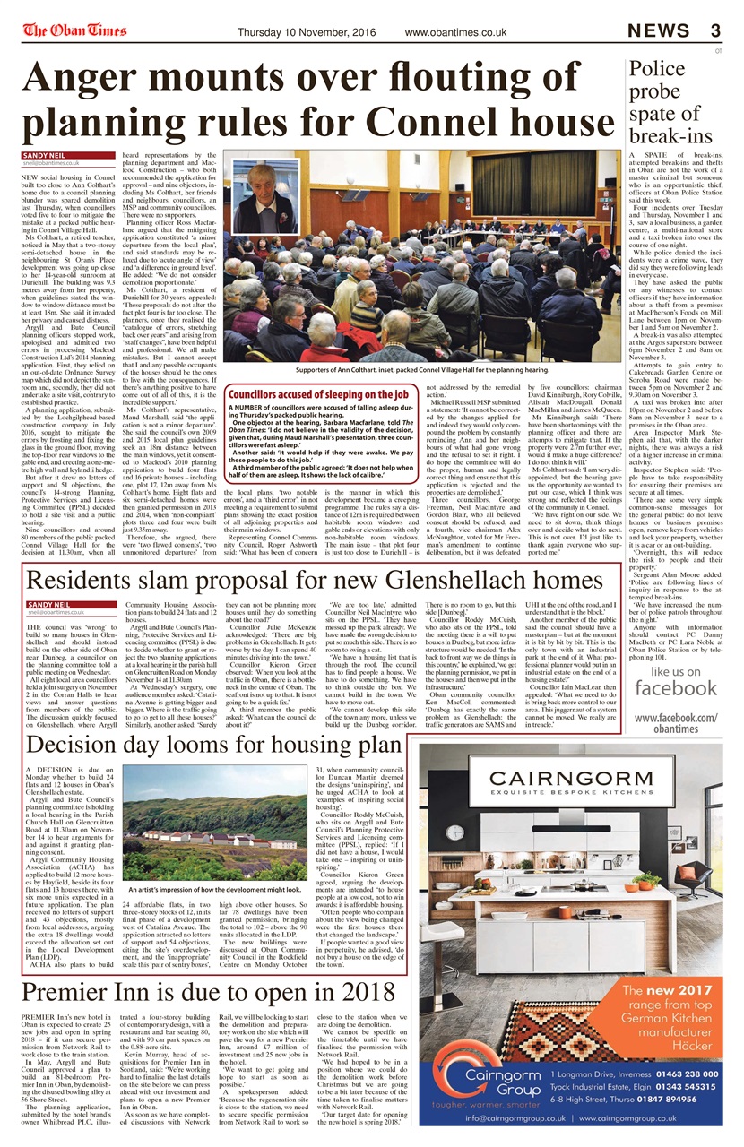 The Oban Times & Lochaber Times Preview Pages