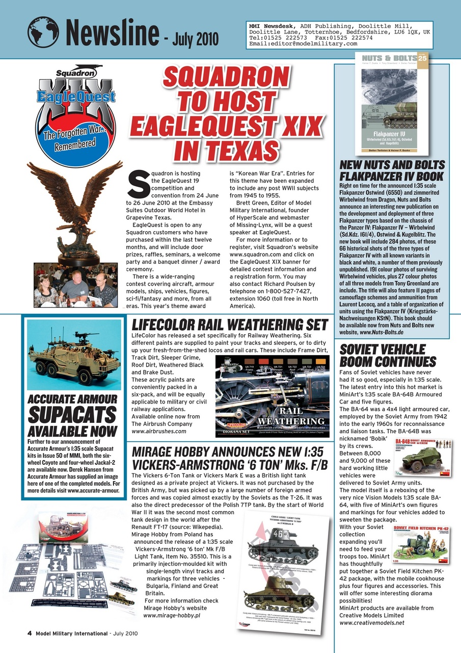 Model Military International Preview Pages