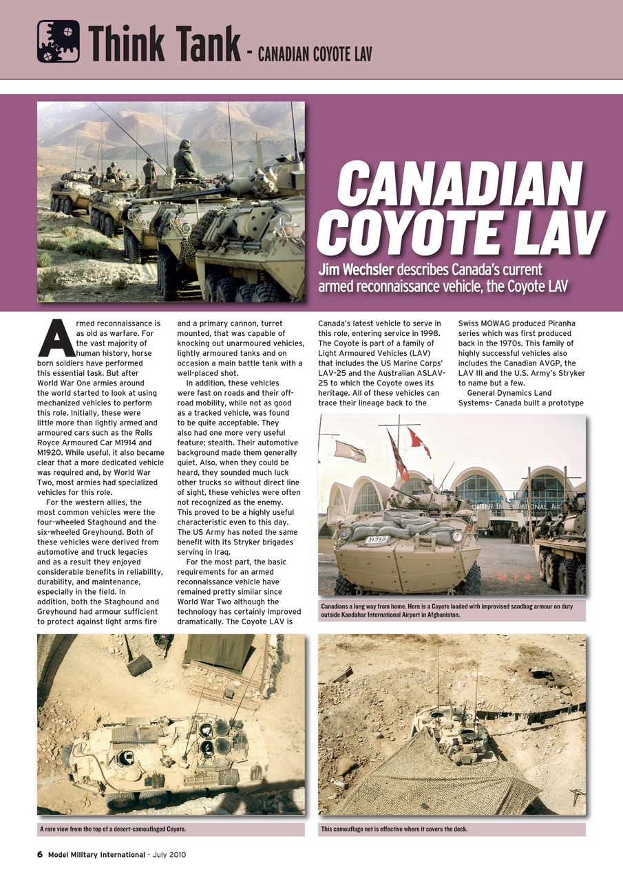 Model Military International Preview Pages