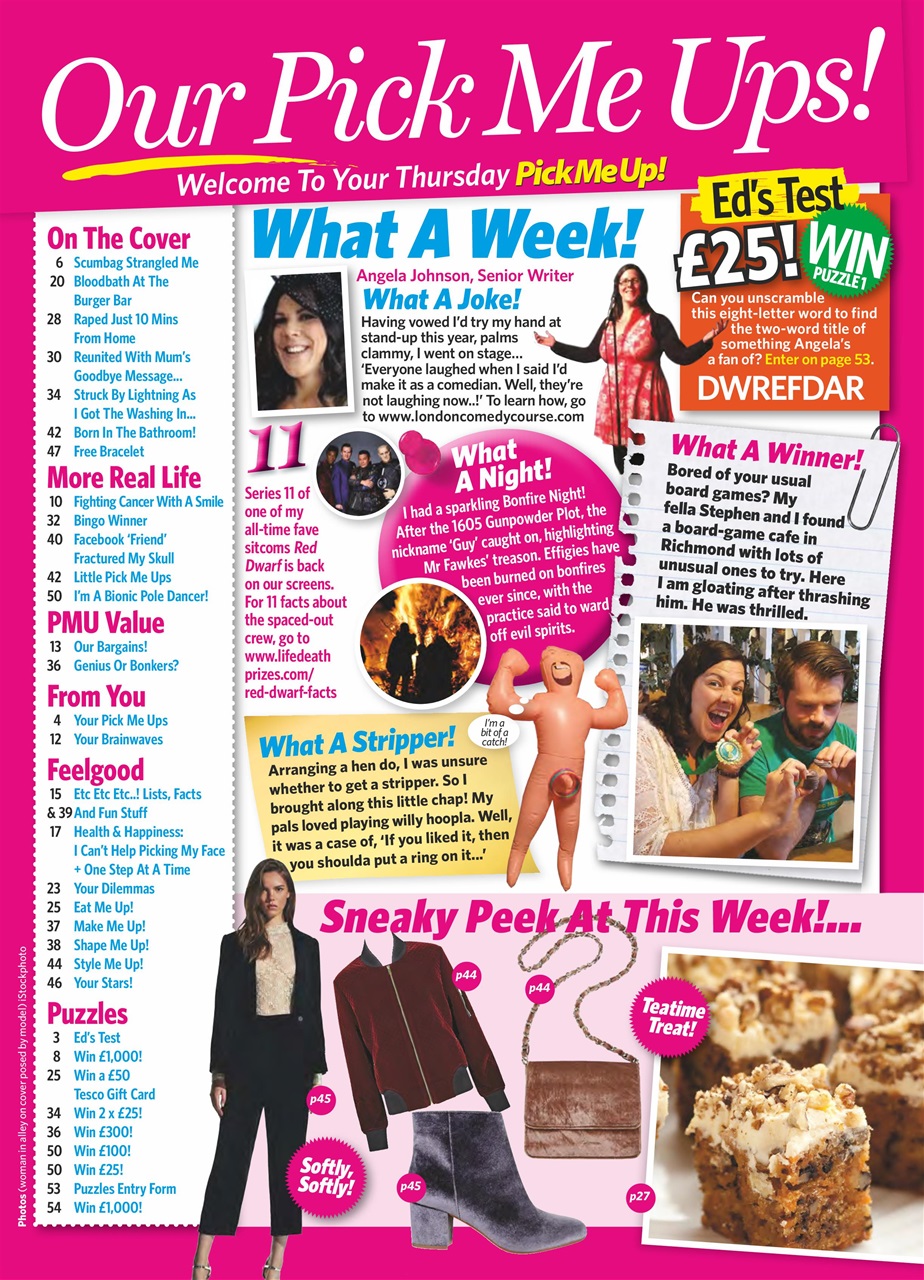 Pick Me Up Preview Pages