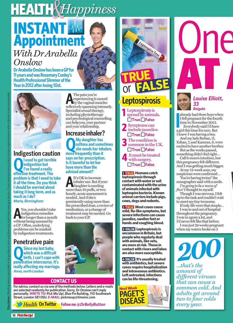 Pick Me Up Preview Pages