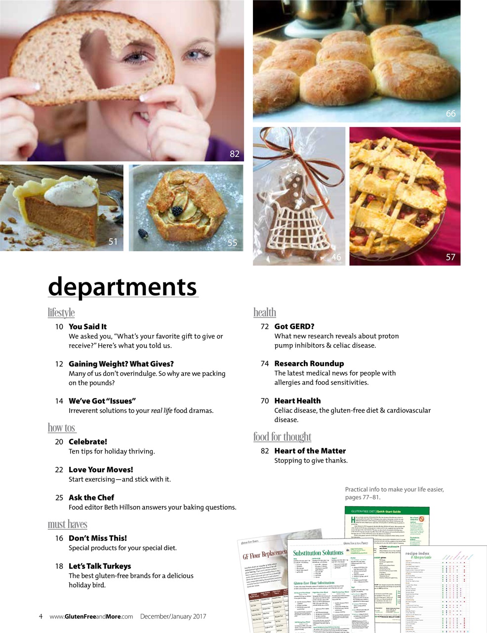 Gluten Free & More Preview Pages