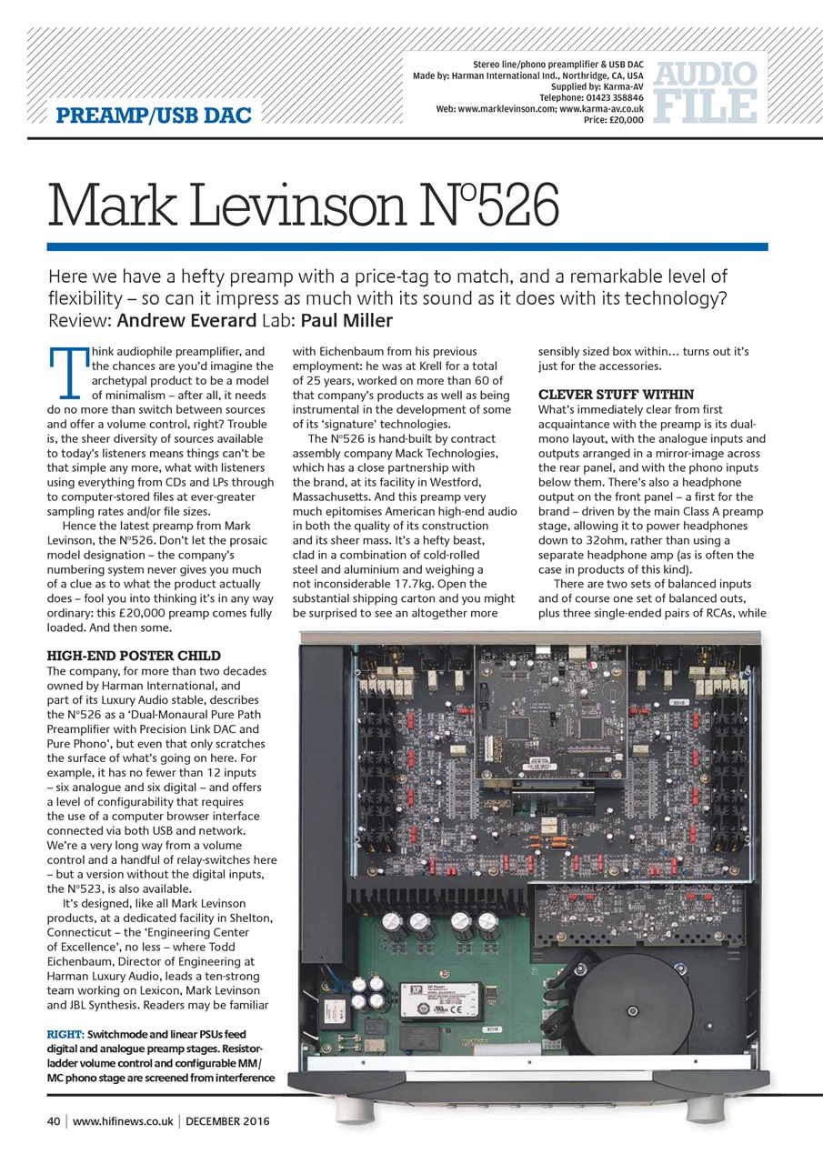 Hi-Fi News Preview Pages