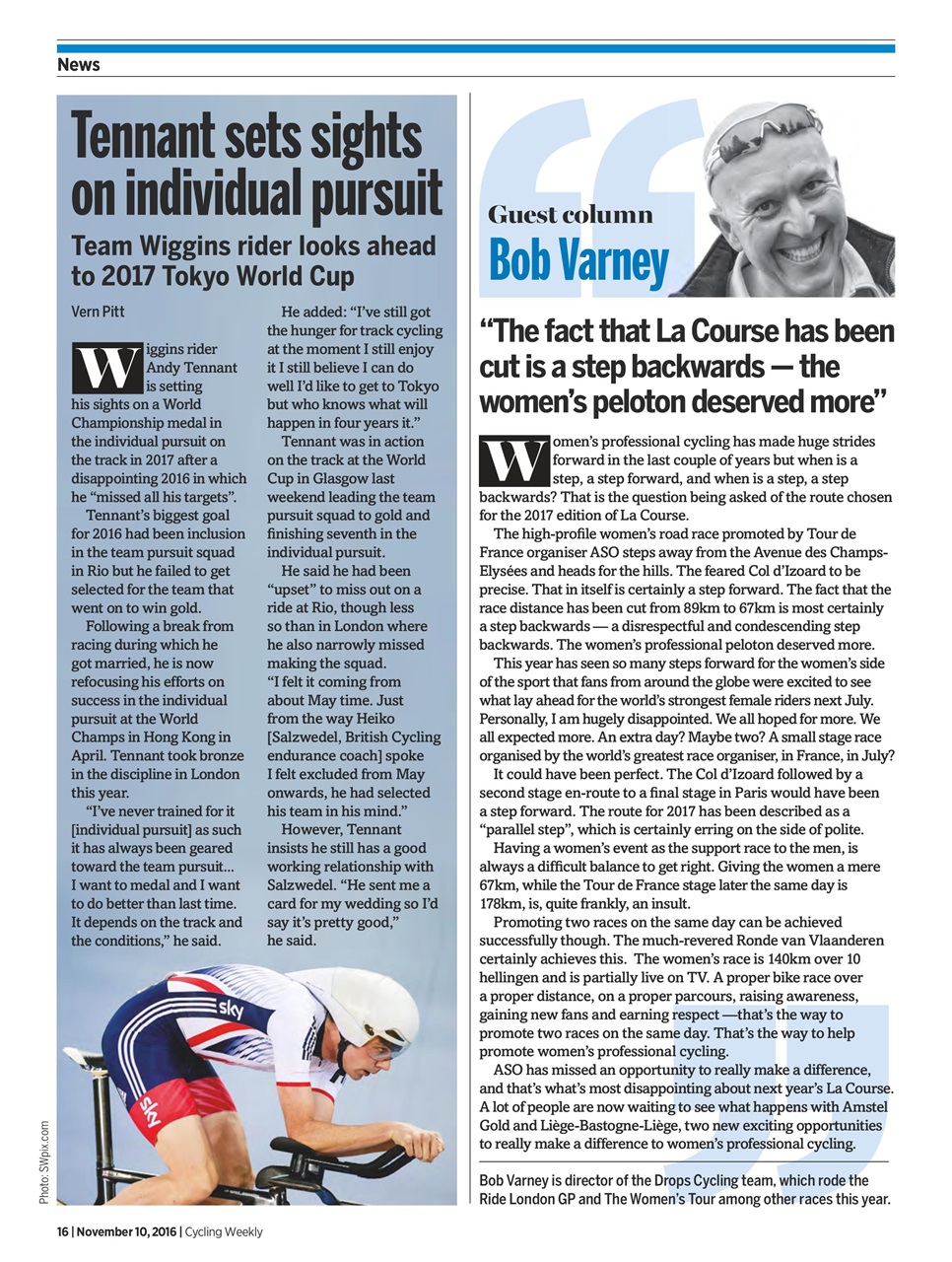 Cycling Weekly Preview Pages