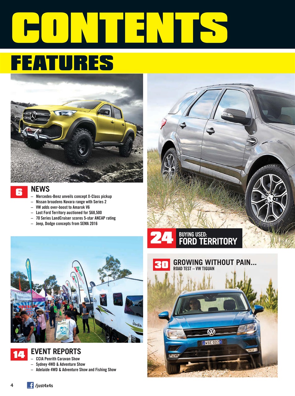 JUST 4X4S Preview Pages