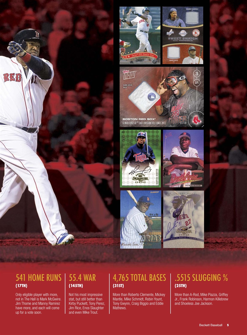 Beckett Baseball Magazine Preview Pages