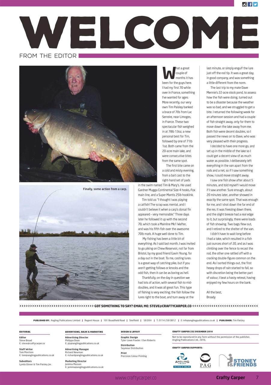 Crafty Carper Preview Pages