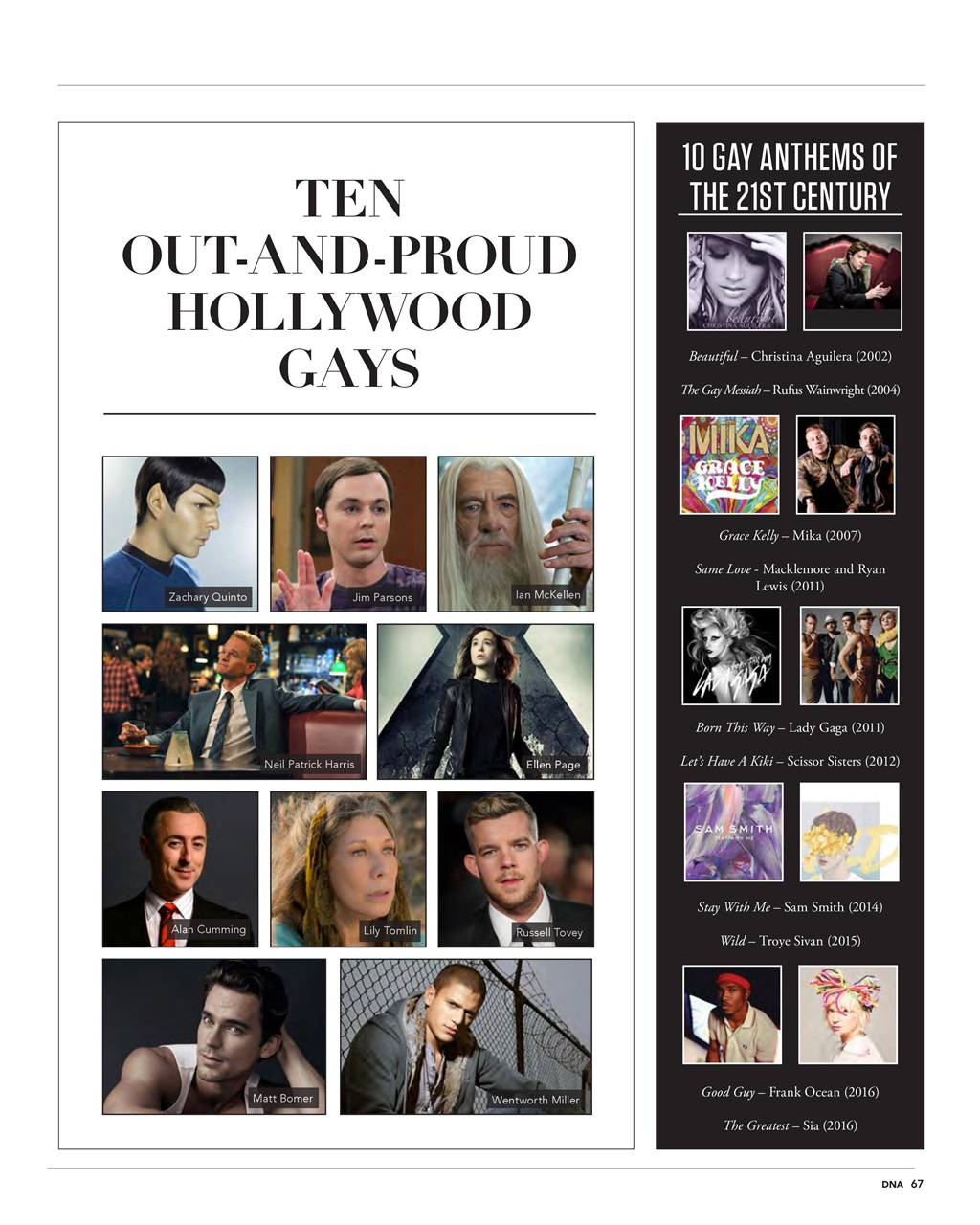 DNA Magazine Preview Pages