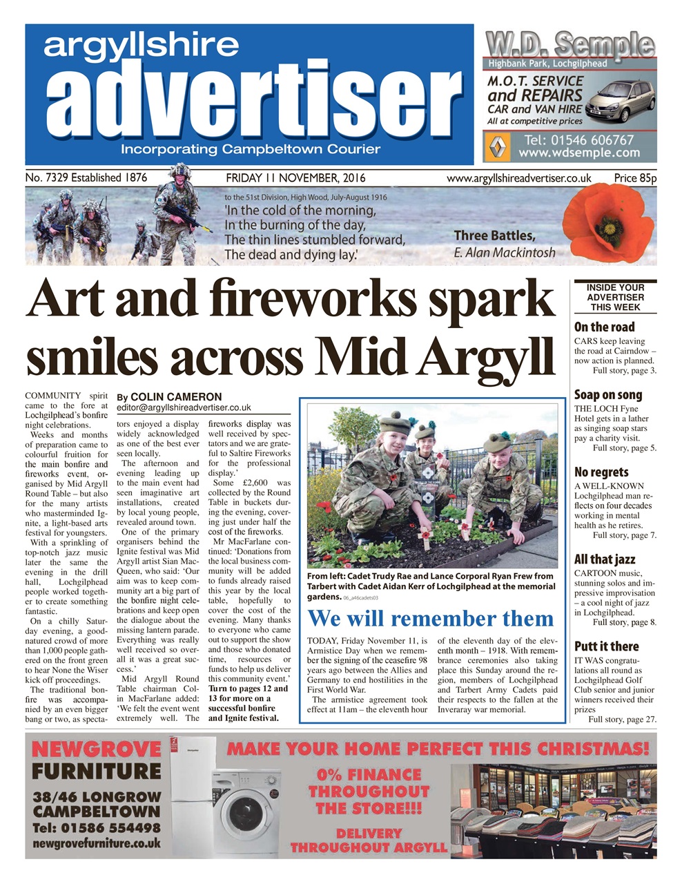 Argyllshire Advertiser Preview Pages