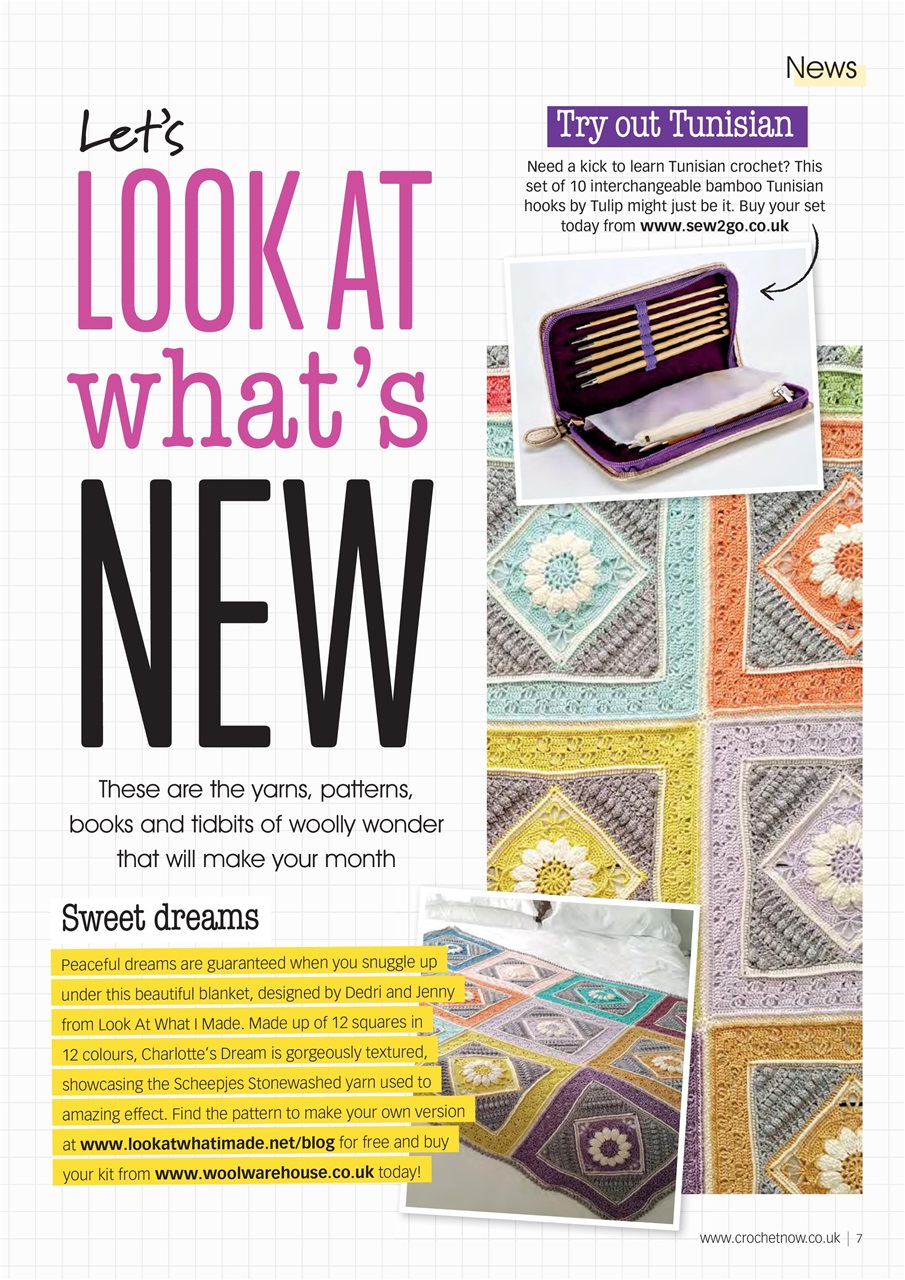 Crochet Now Magazine Preview Pages