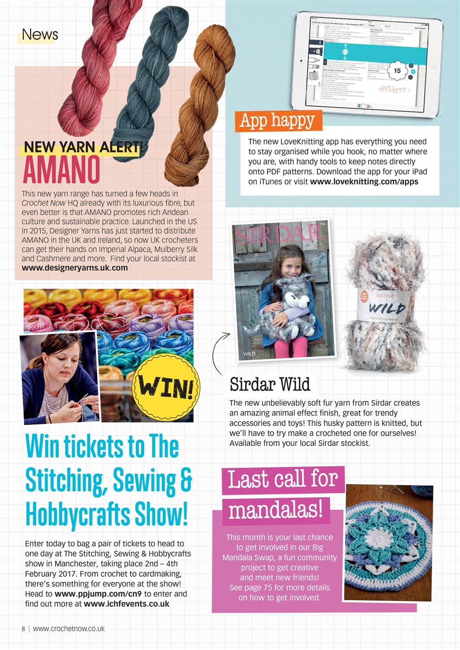Crochet Now Magazine Preview Pages