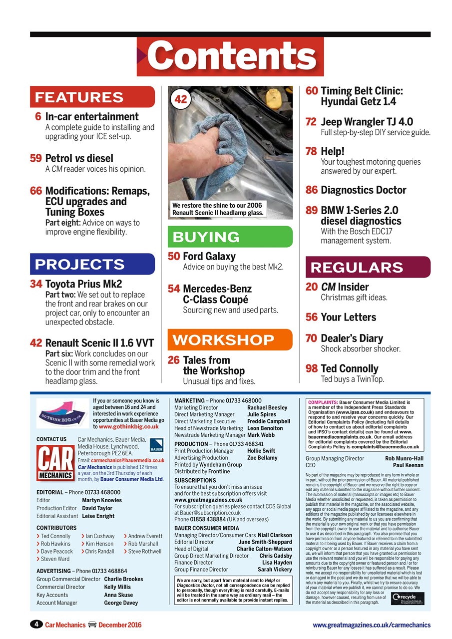 Car Mechanics Preview Pages