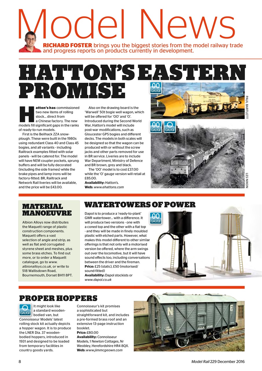 Model Rail Preview Pages