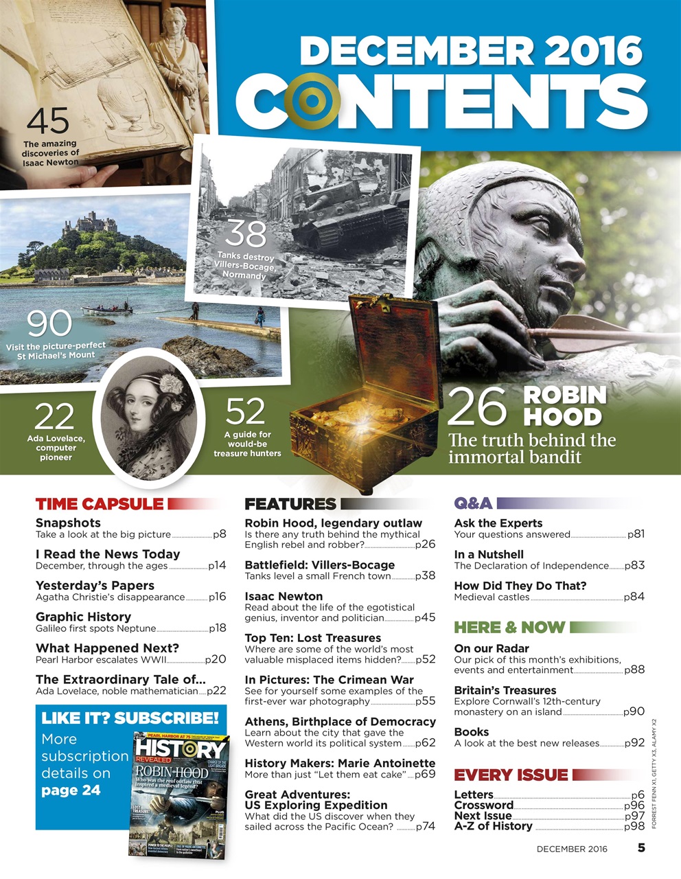 BBC History Revealed Magazine Preview Pages