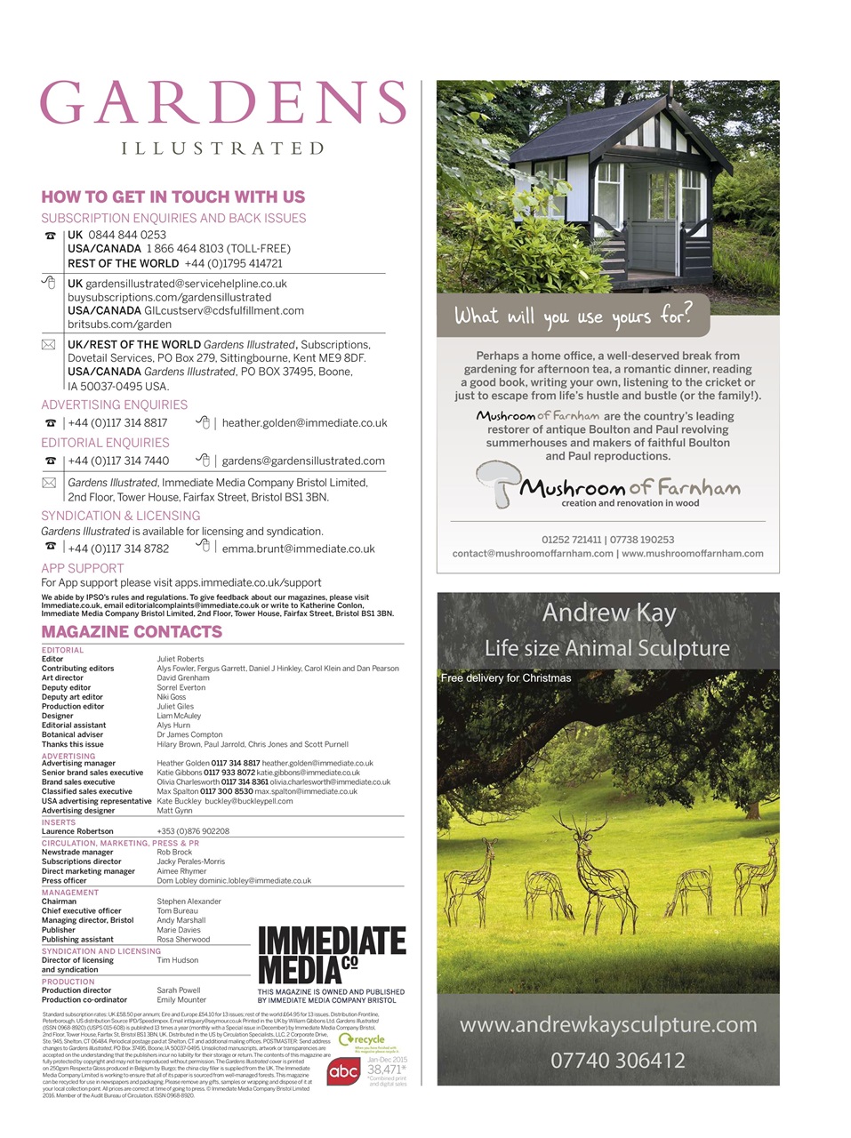 Gardens Illustrated Preview Pages
