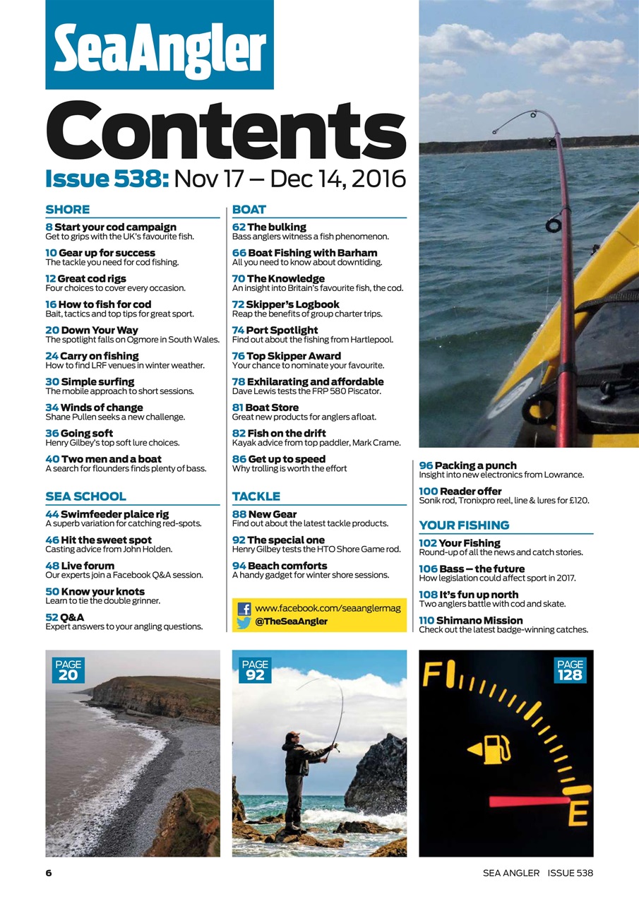 Sea Angler Preview Pages