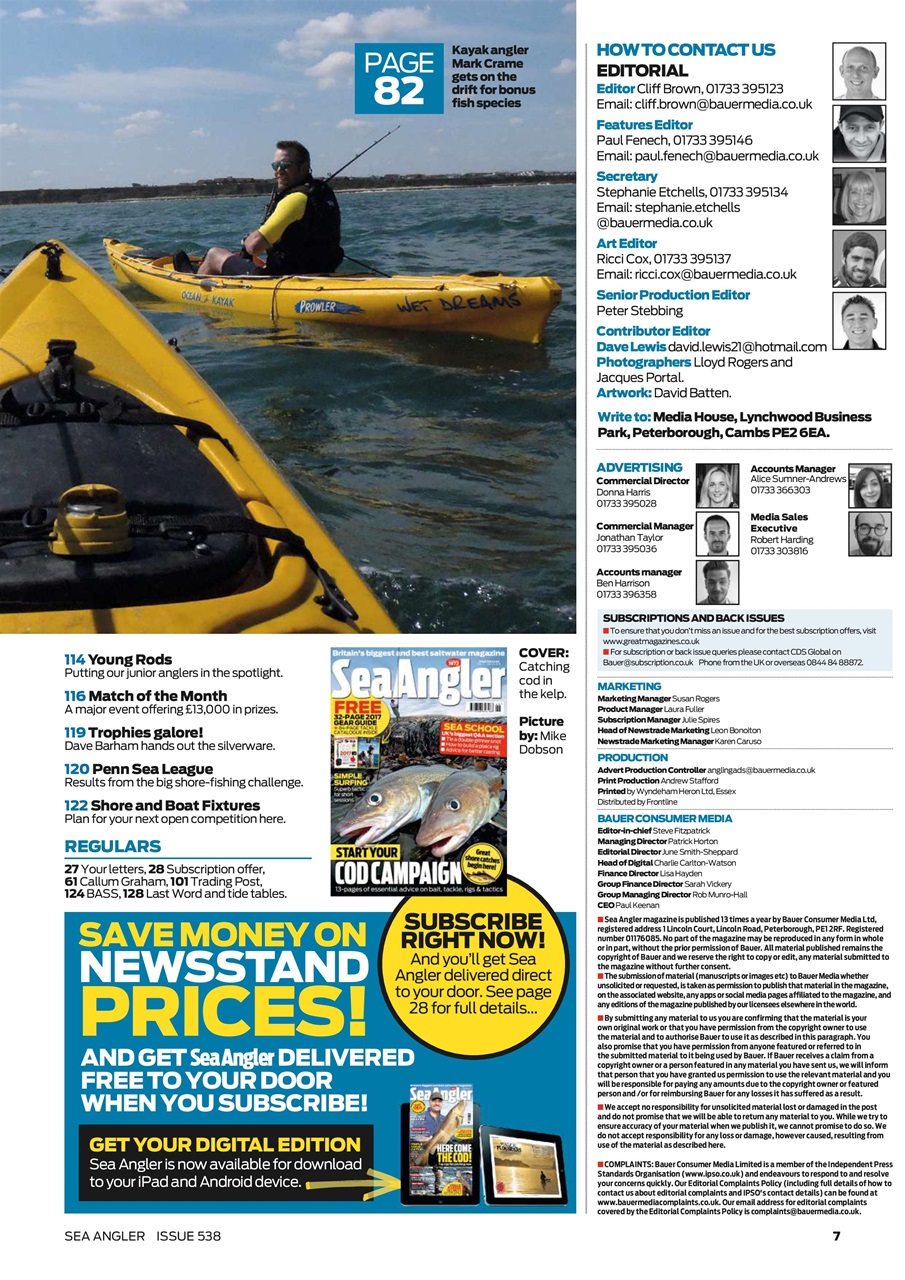 Sea Angler Preview Pages