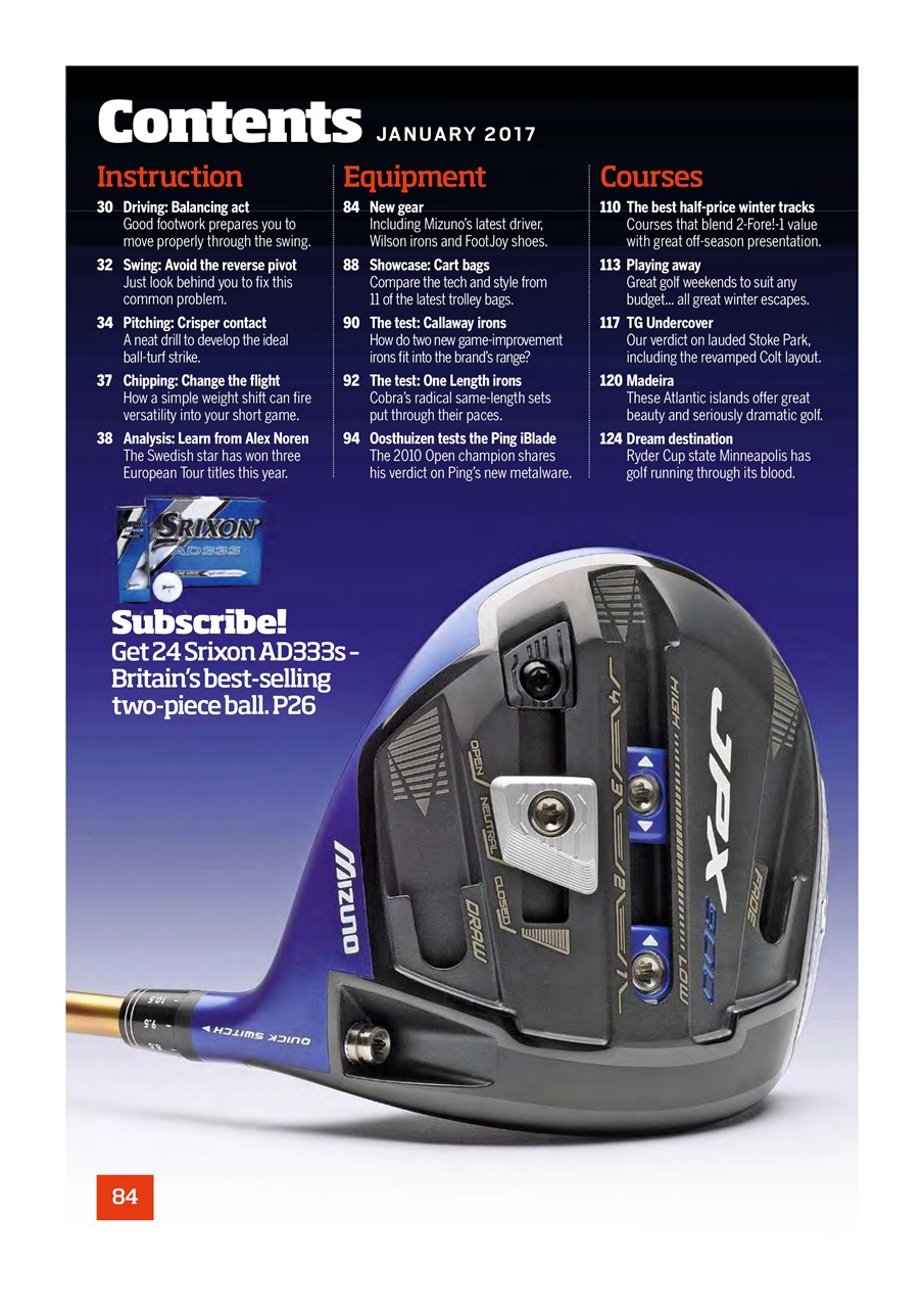 Today's Golfer Preview Pages