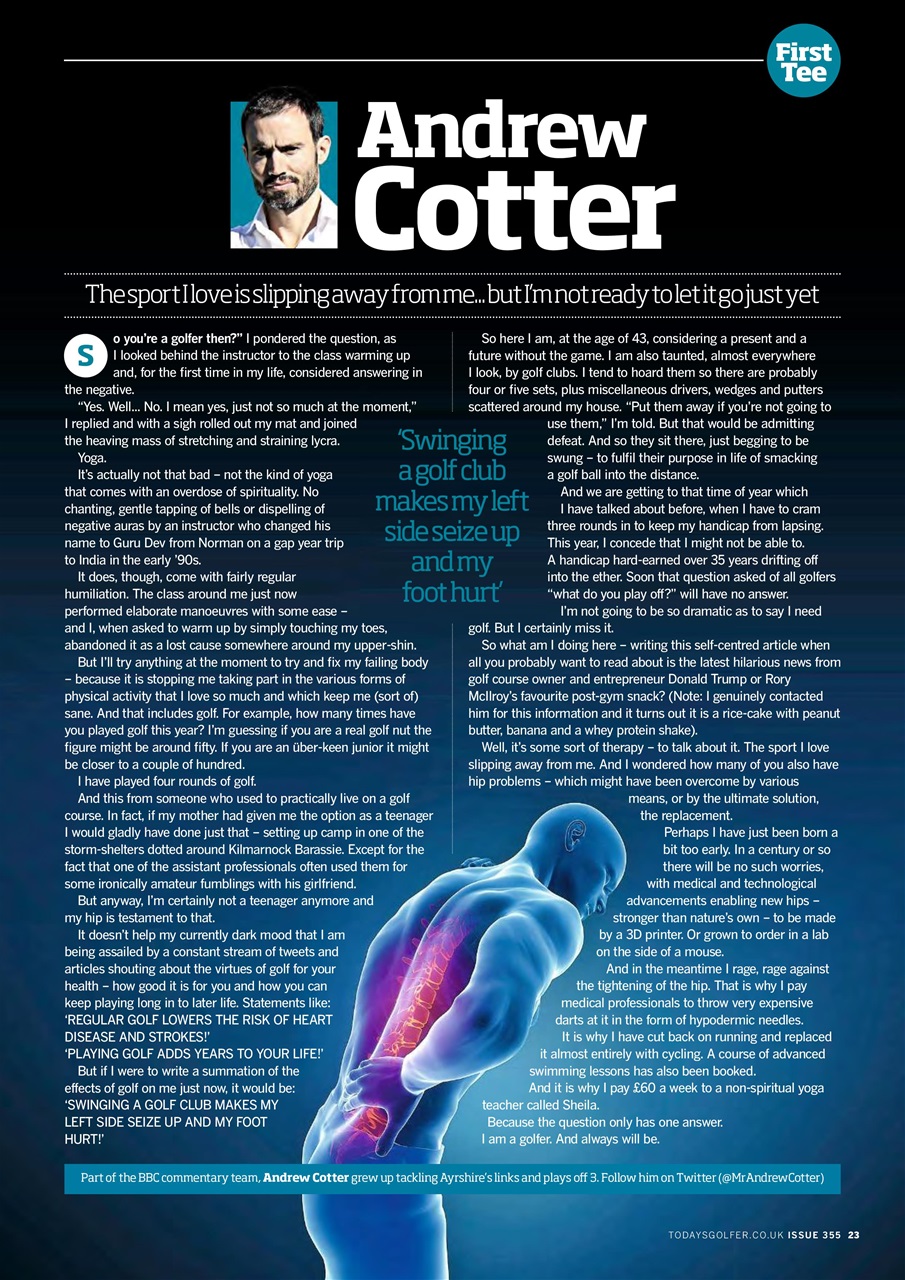 Today's Golfer Preview Pages