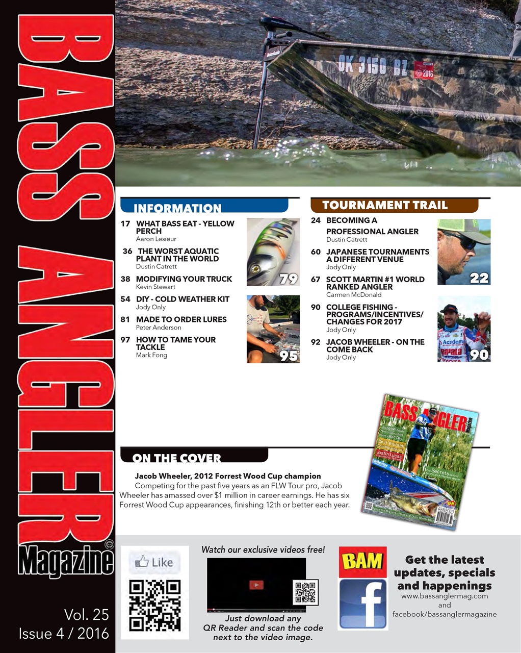 BASS ANGLER MAGAZINE Preview Pages