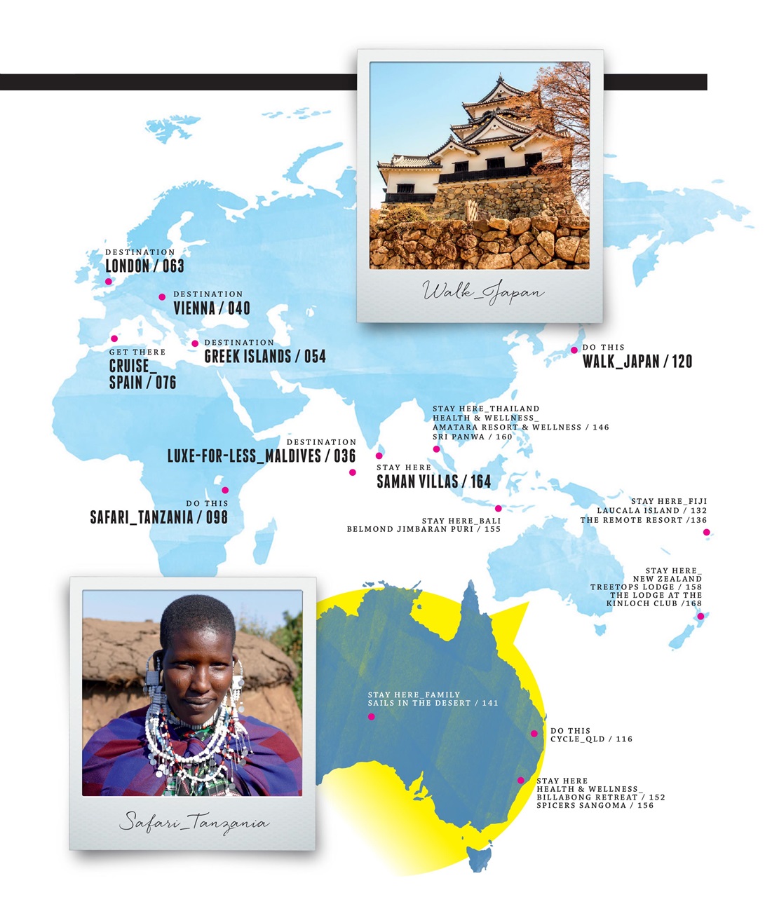 Luxury Travel Preview Pages