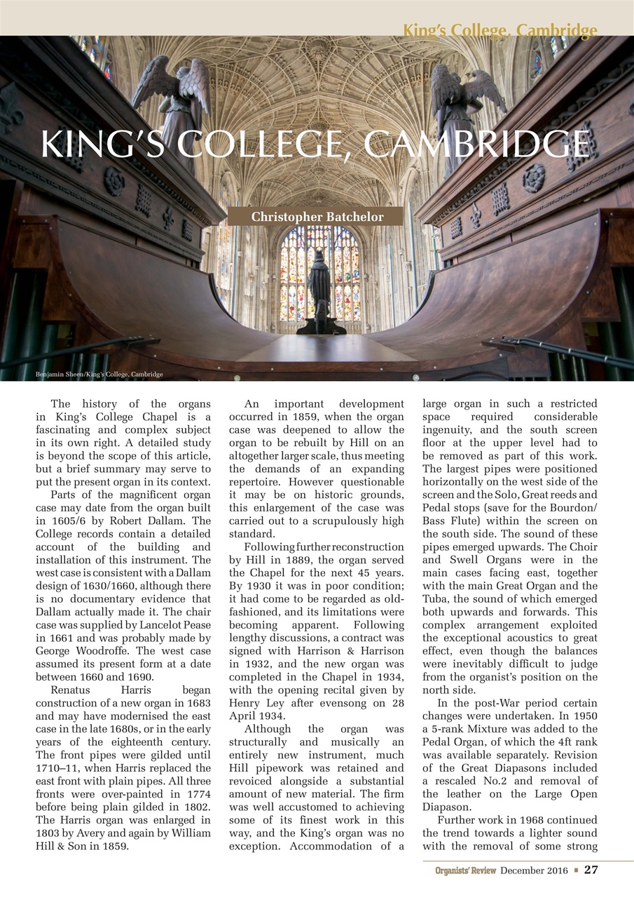Organists' Review Preview Pages
