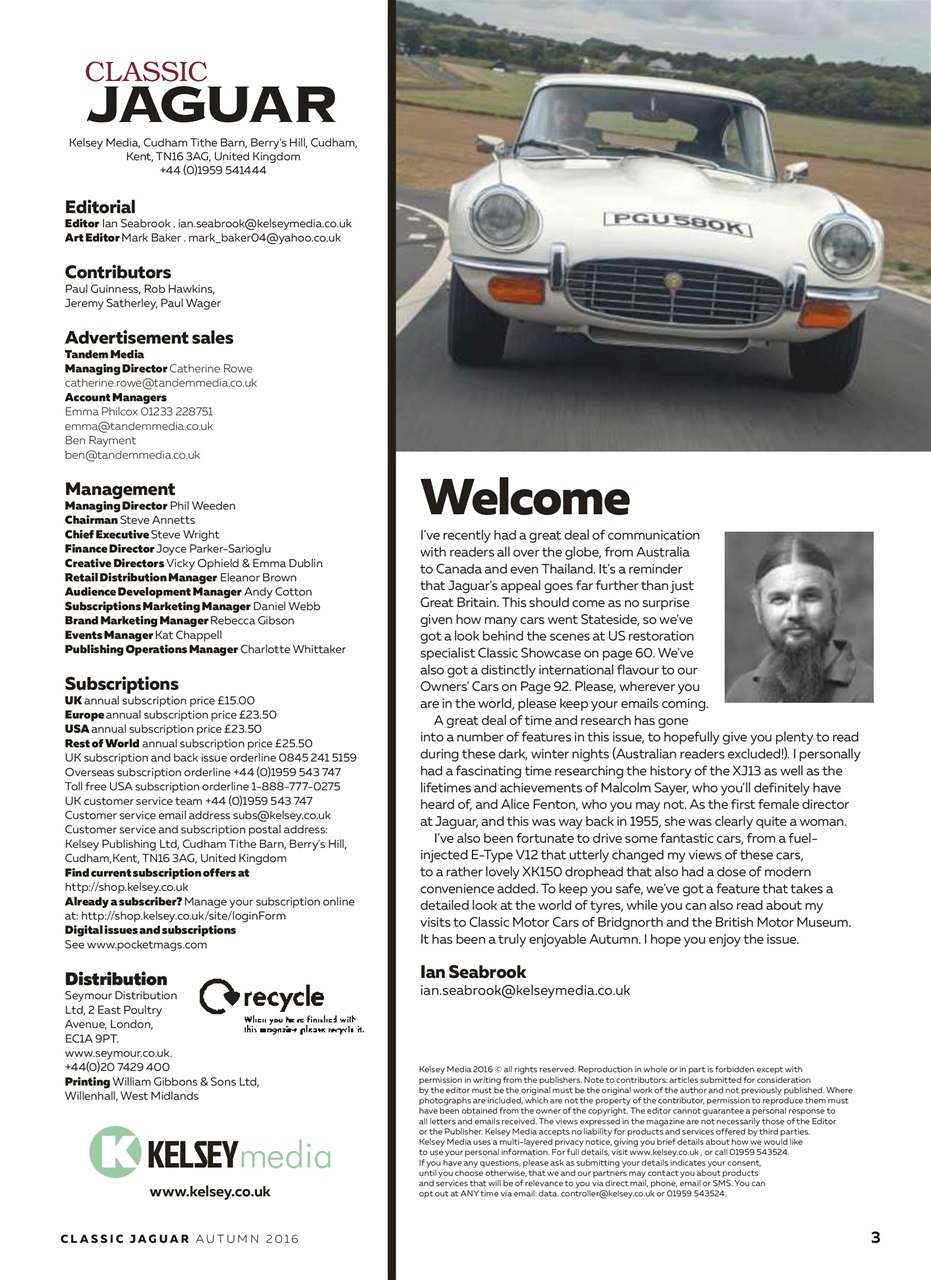 Classic Jaguar Preview Pages