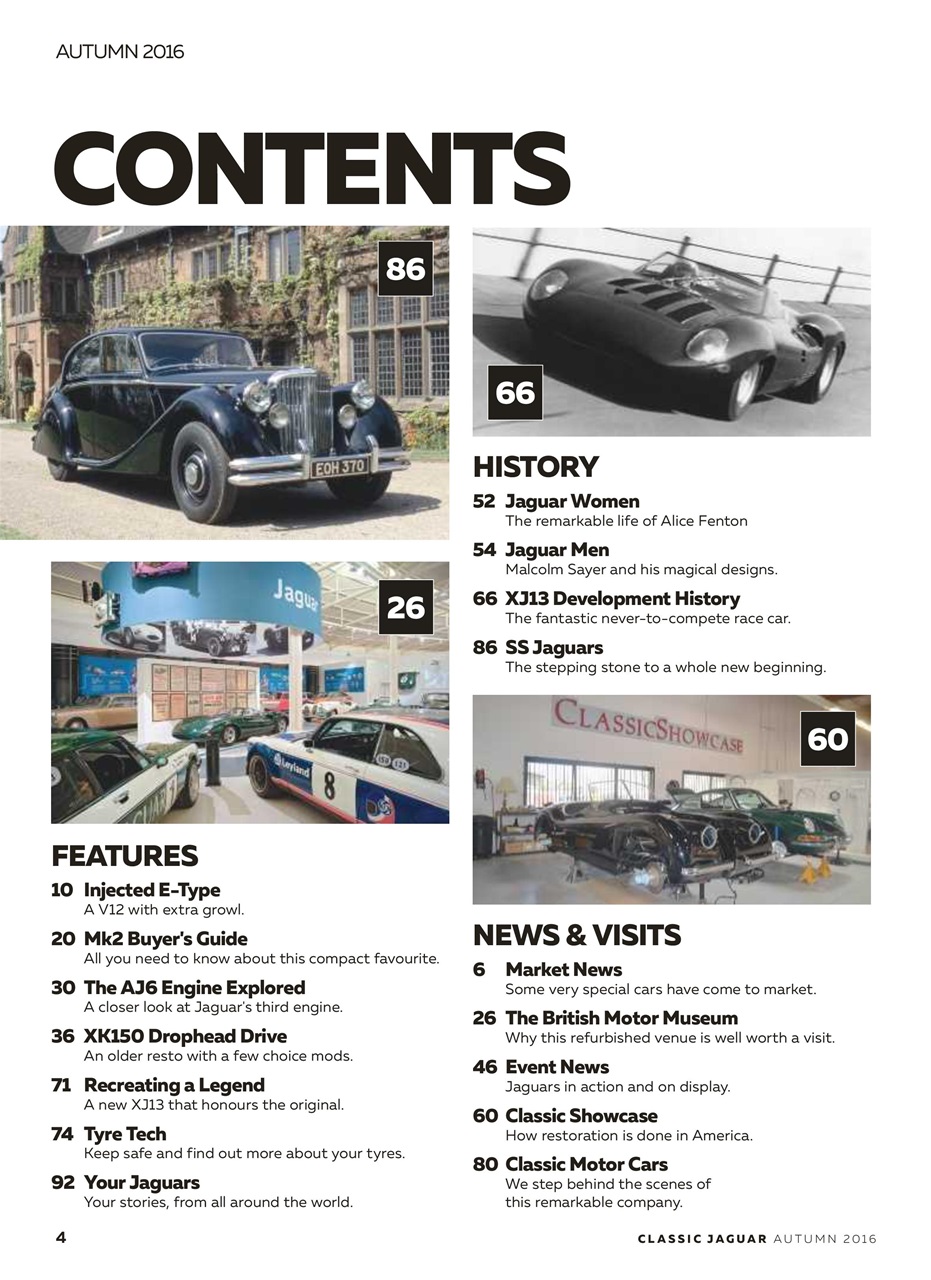 Classic Jaguar Preview Pages