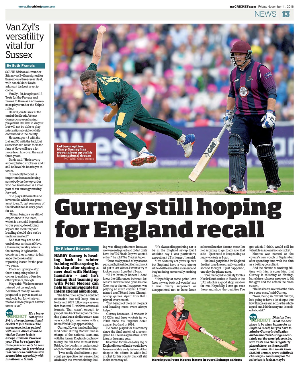 The Cricket Paper Preview Pages
