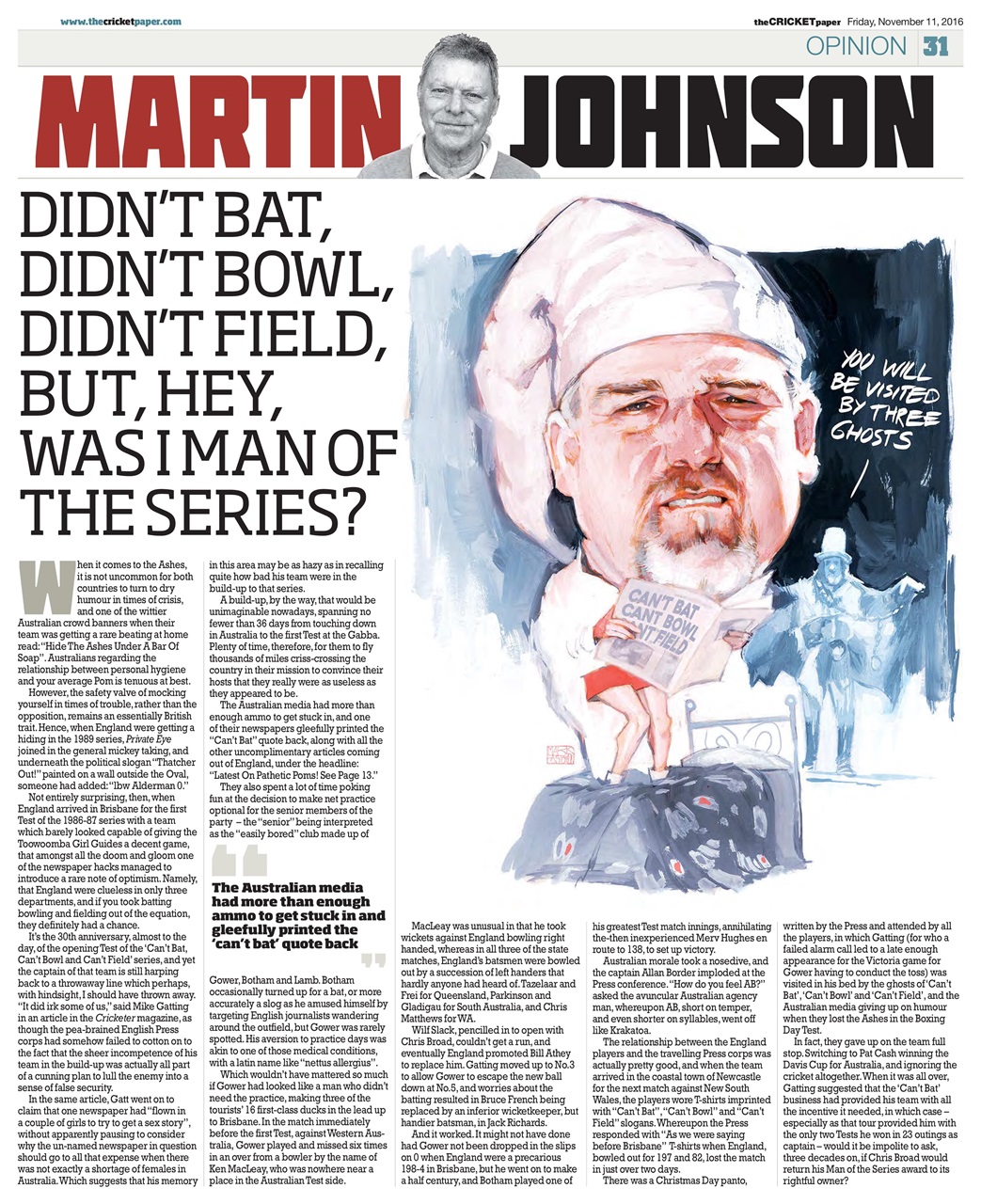 The Cricket Paper Preview Pages