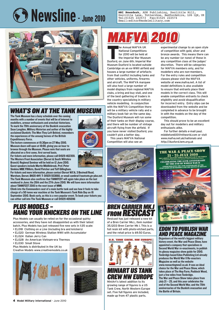 Model Military International Preview Pages