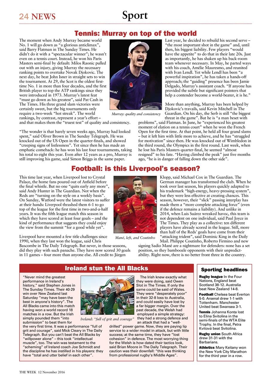 The Week Preview Pages