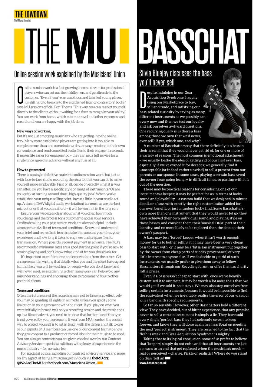 Bass Player UK Preview Pages
