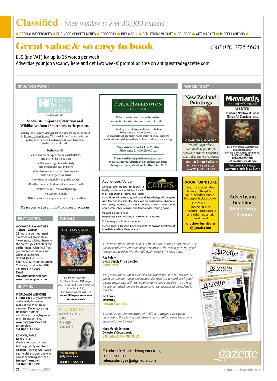 Antiques Trade Gazette Preview Pages