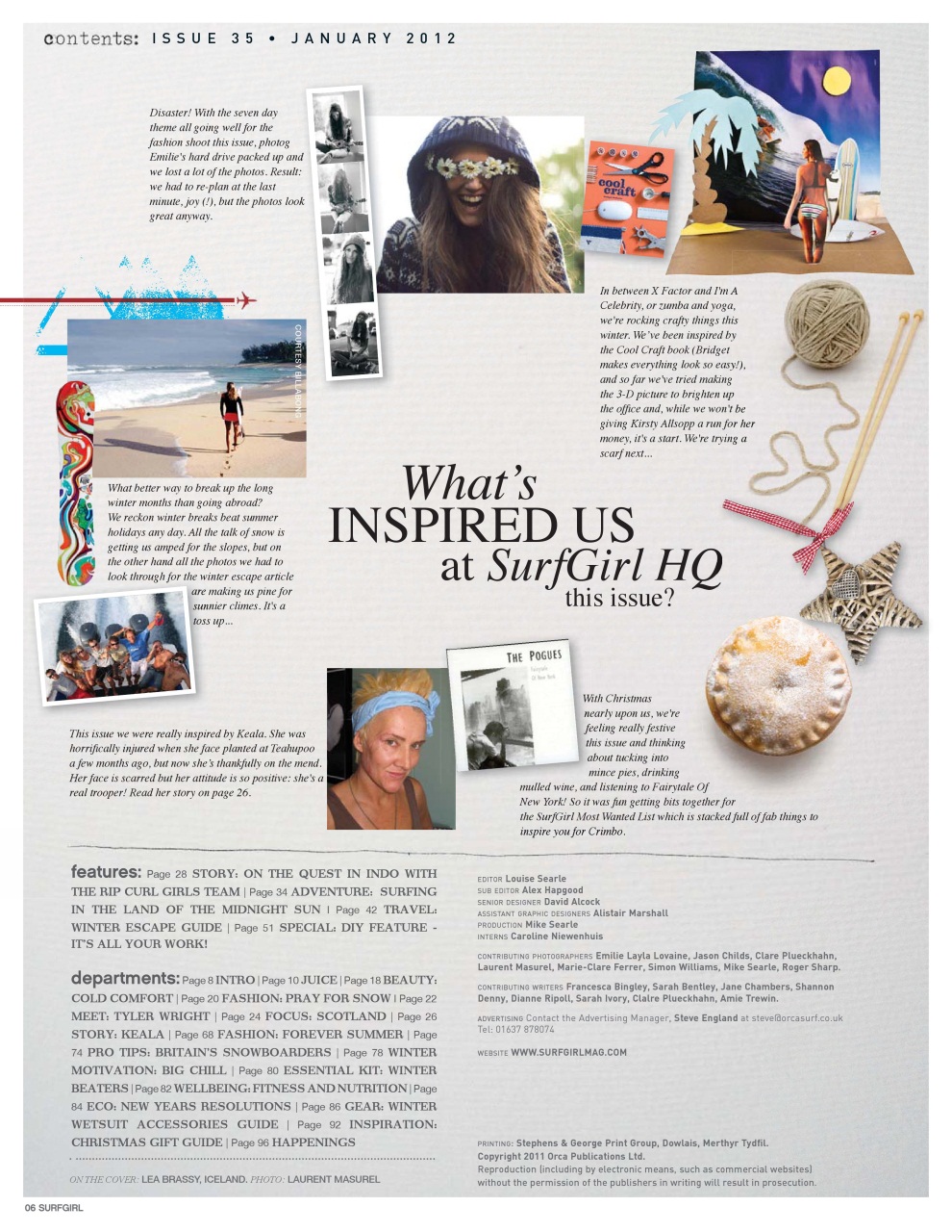 SurfGirl Magazine Preview Pages