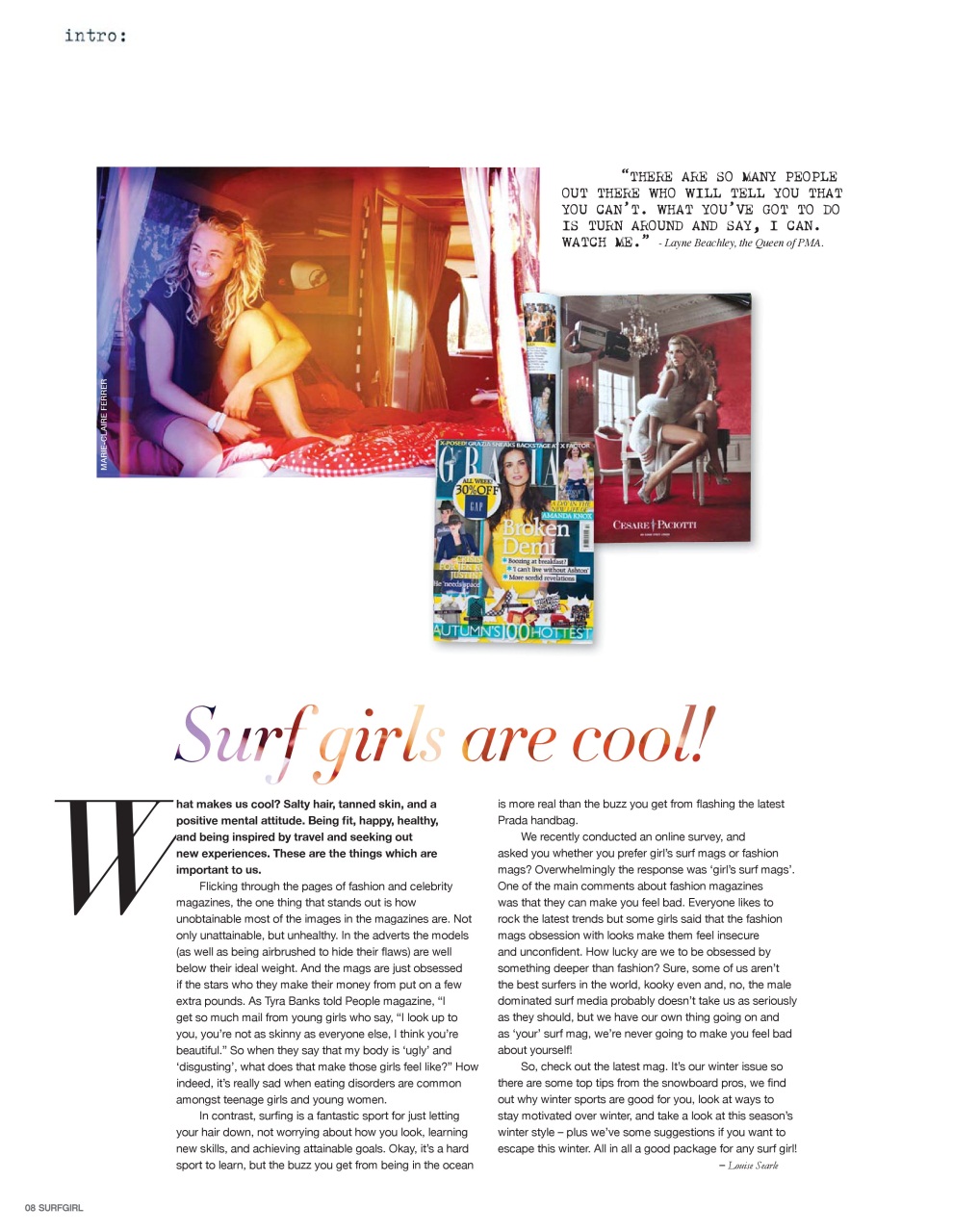 SurfGirl Magazine Preview Pages