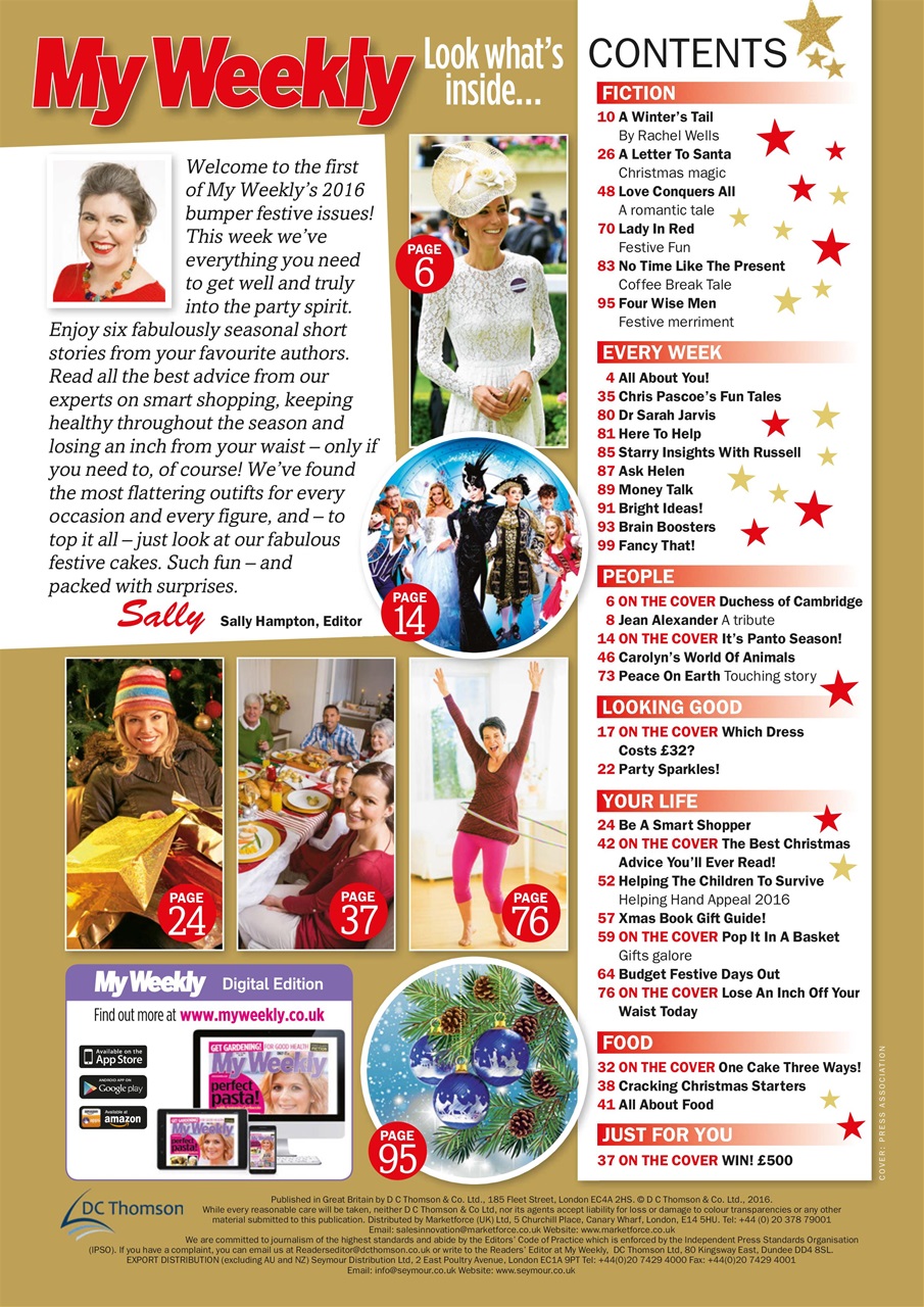 My Weekly Preview Pages