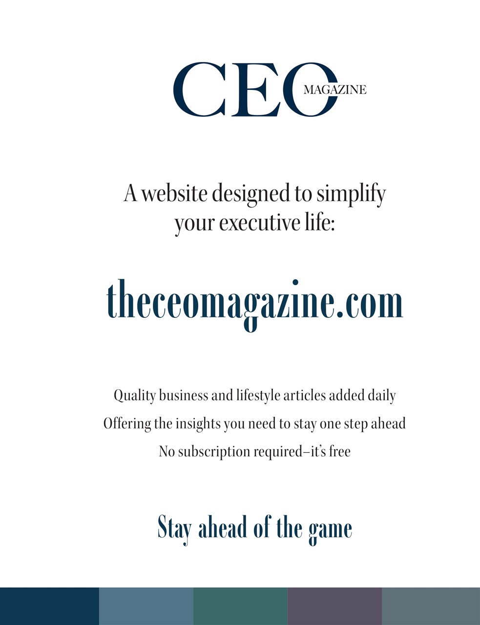 The CEO Magazine EMEA Preview Pages