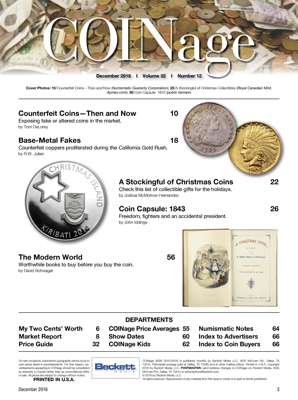 COINage Magazine Preview Pages